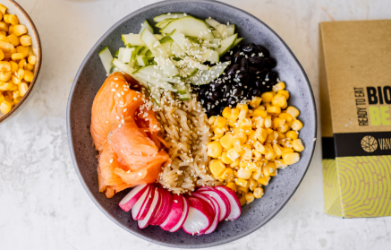 Fitness Recipe: Poke Bowl with Salmon