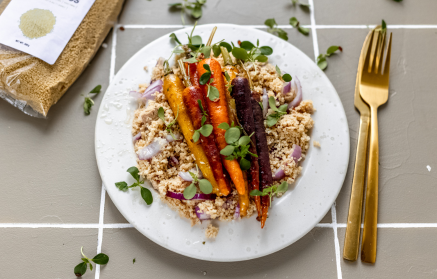 Fitness Recipe: Couscous With Tuna and Glazed Carrots