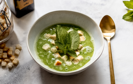 Fitness Recipe: Pea and Mint Soup