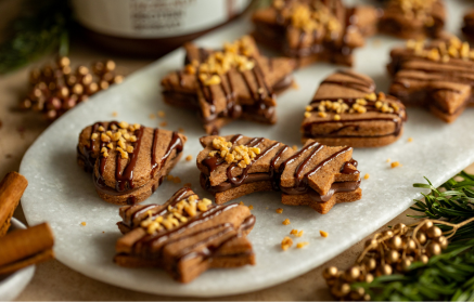Fitness Recipe: Filled Chocolate Gingerbread Biscuits