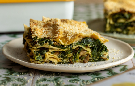 Fitness Recipe: Vegan Spinach Lasagne