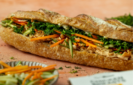 Fitness Recipe: Bánh Mì Baguette with Chicken