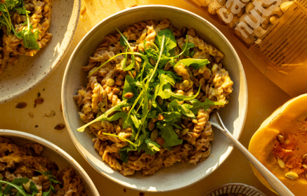 Фітнес-рецепт: паста з веганським гарбузовим соусом