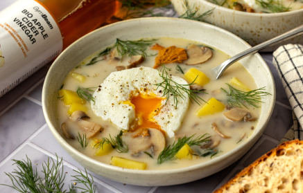 Fitness Recipe: Kulajda with Poached Egg