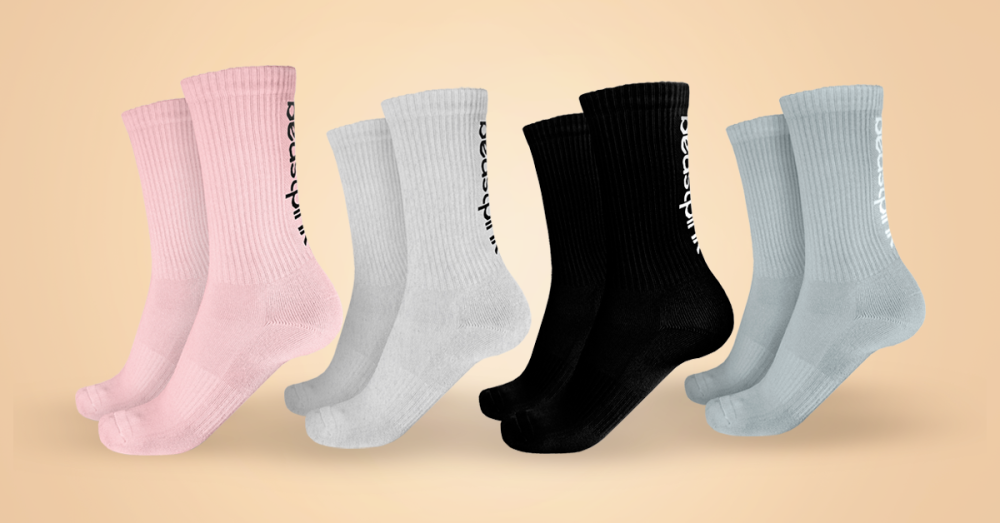 3/4 Socks 4Pack - BeastPink