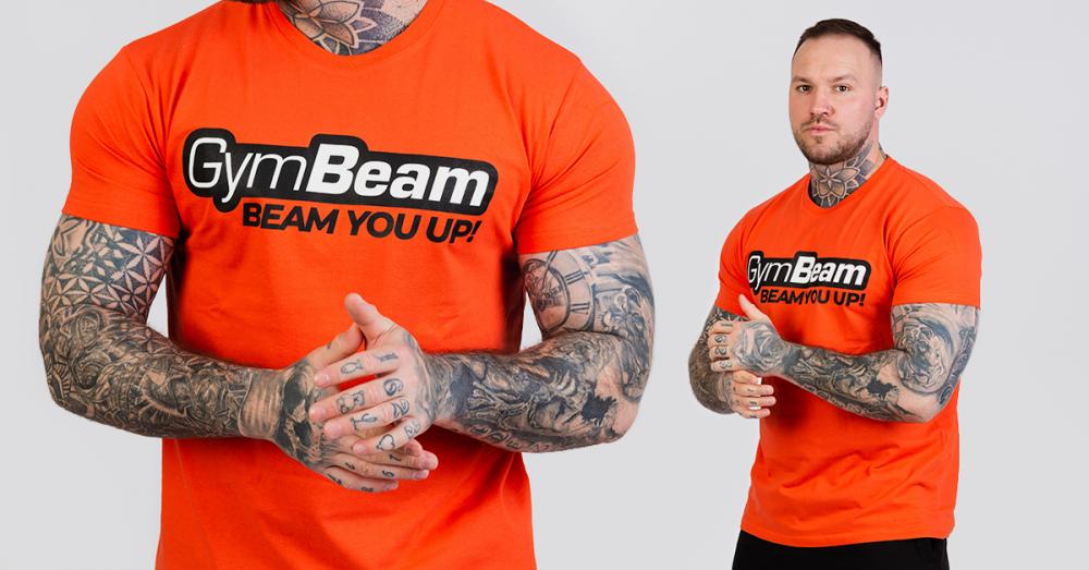 Beam T-Shirt Orange - GymBeam