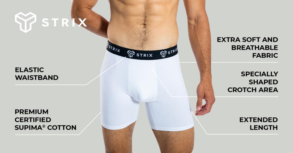 Men's Essential 2Pack Boxers Black - STRIX