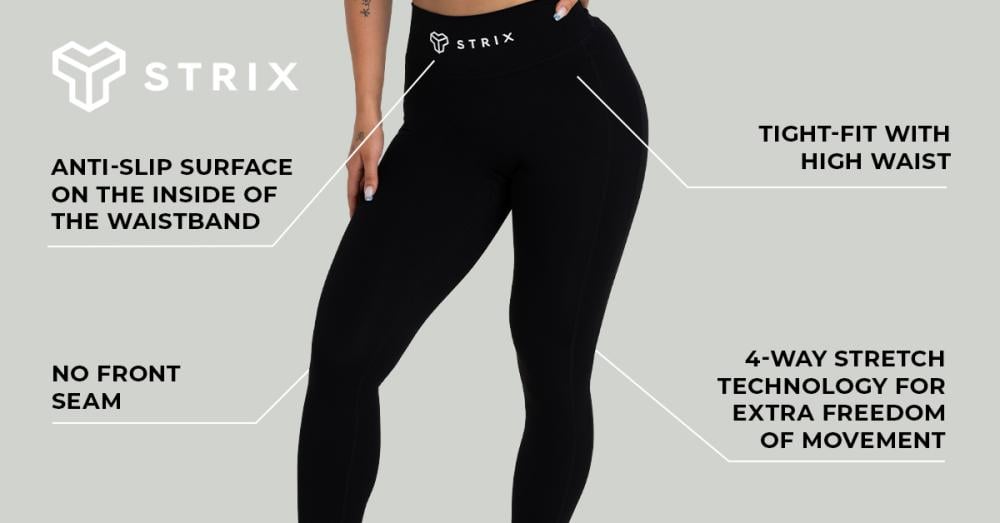 Women's Leggings Black - STRIX