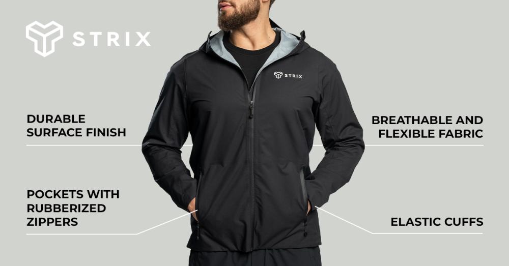 Men's Vertex Jacket Black - STRIX