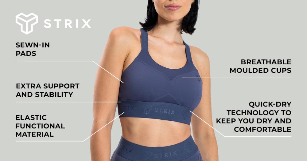 Nebula Sports Bra Graystone - STRIX