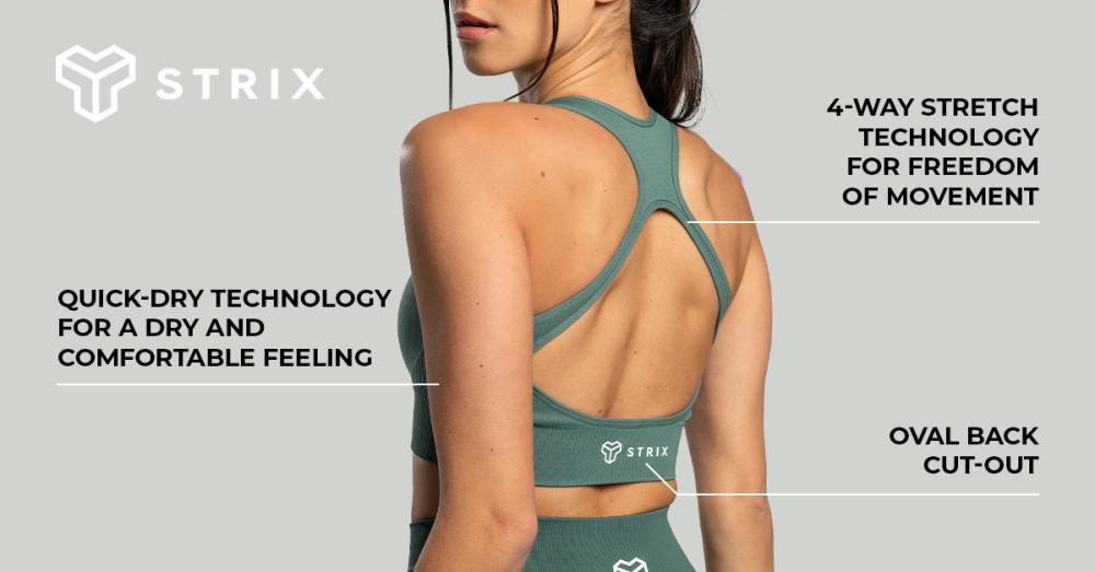 Seamless Sports Bra Moss - STRIX