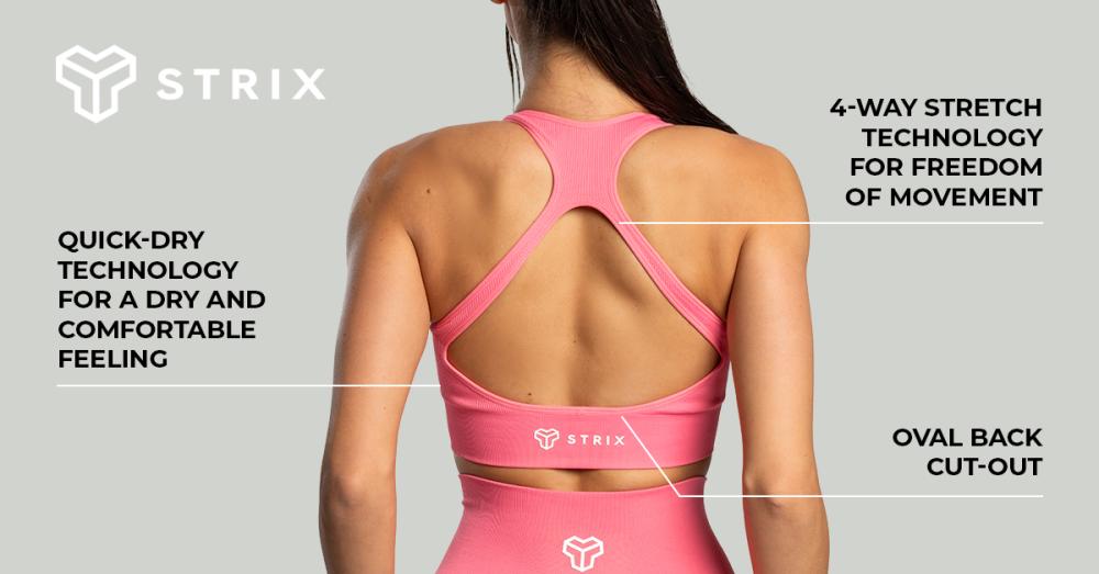 Seamless Sports Bra Sorbet - STRIX