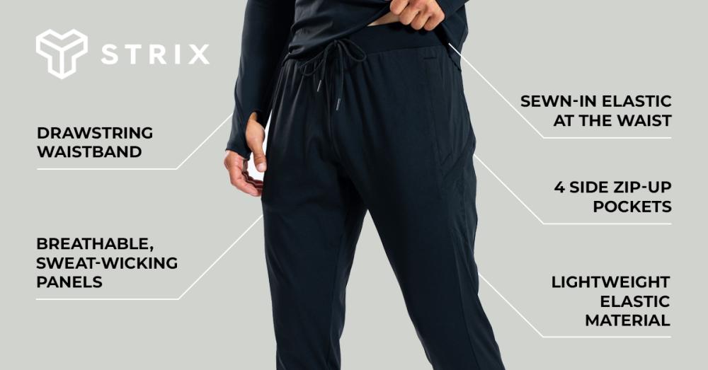 ULTRA Black Sports Pants - STRIX