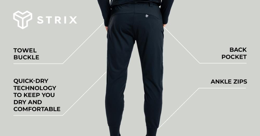 ULTRA Black Sports Pants - STRIX