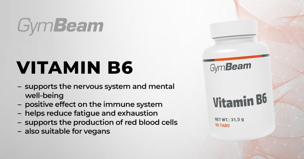 Vitamin B6 (pyridoxin) - GymBeam