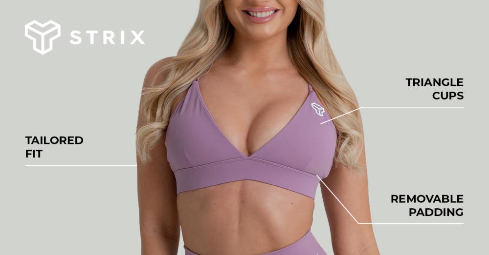 ZOA Triangle Sports Bra Orchid - STRIX