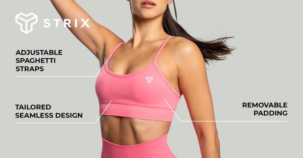 Seamless String Sports Bra Sorbet - STRIX