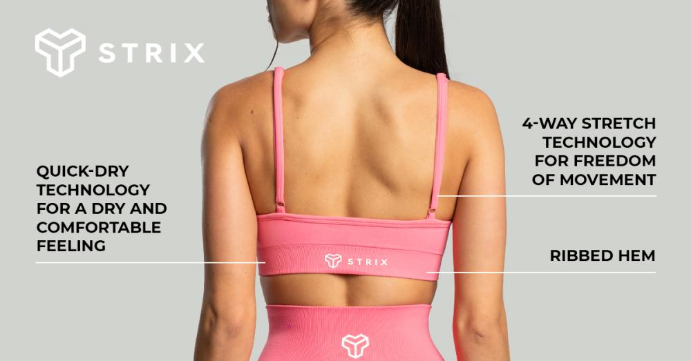 Seamless String Sports Bra Sorbet - STRIX