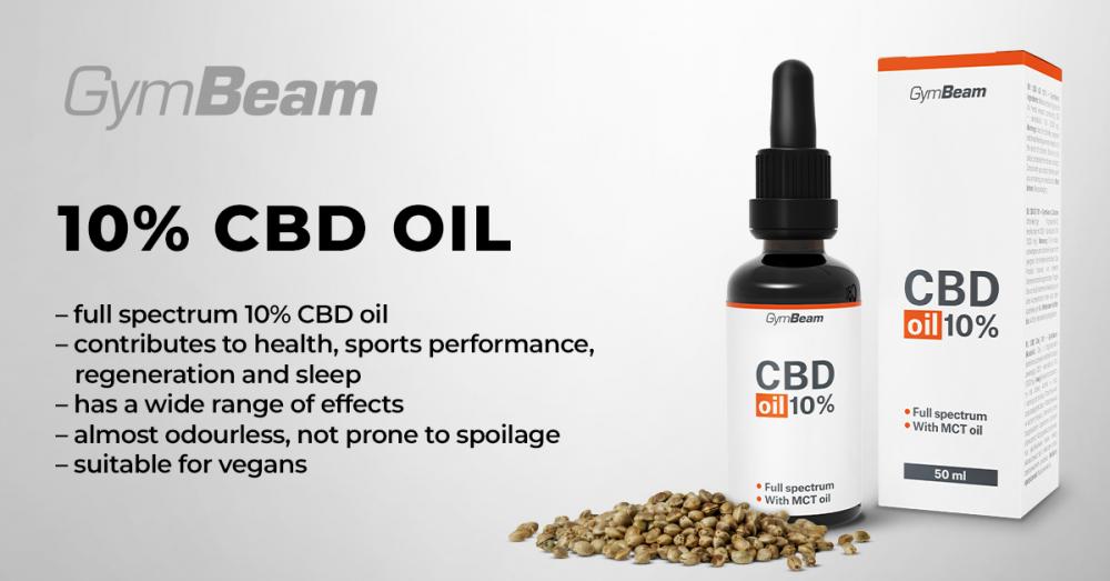 CBD Oil 10% 50 ml - GymBeam
