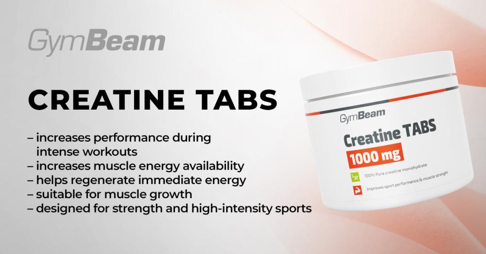 Creatine TABS 1000 mg - GymBeam