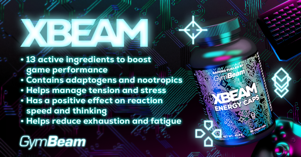 XBEAM Energy Caps - GymBeam