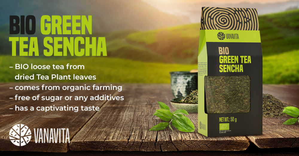 BIO Green Tea - Sencha - VanaVita