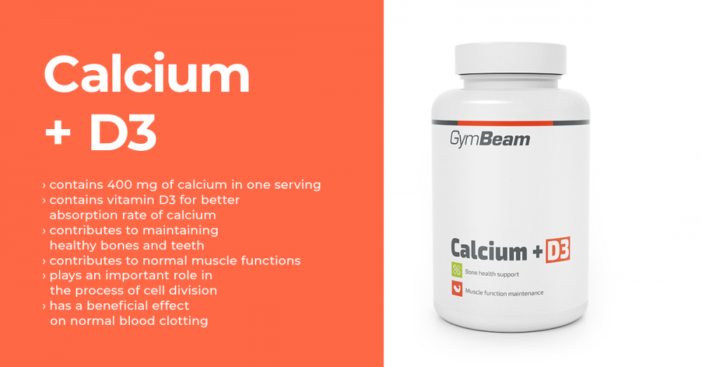 Calcium + Vitamin D3 - GymBeam