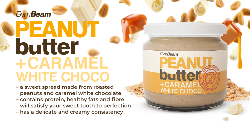 Peanut Butter & Caramel White Chocolate - GymBeam