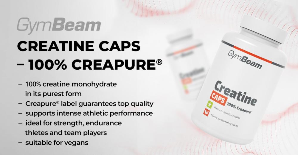 Creatine CAPS - 100% Creapure® - GymBeam