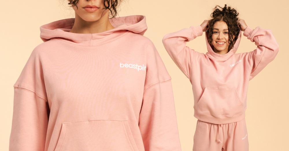 Women's Serenity Pink Hoodie - BeastPink