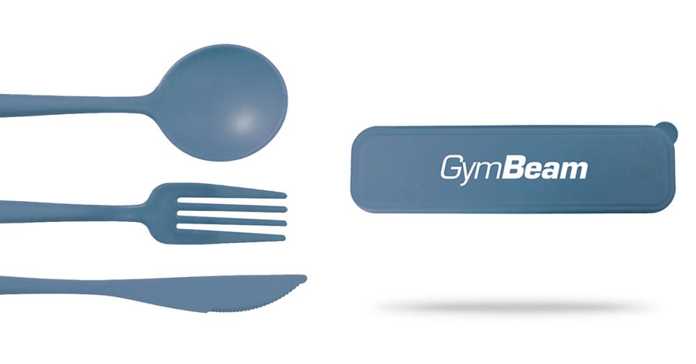 Cutlery Set 2GO Blue - GymBeam