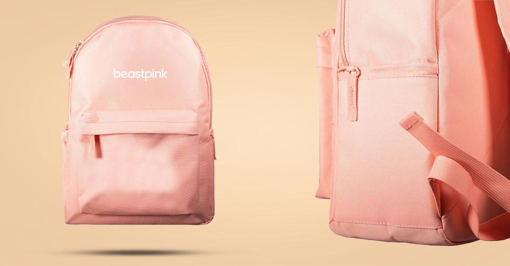Women‘s Backpack Baby Pink - BeastPink