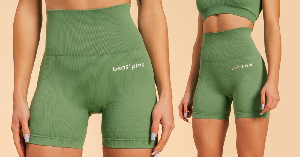 Women's Hyper Shorts Olivine - BeastPink