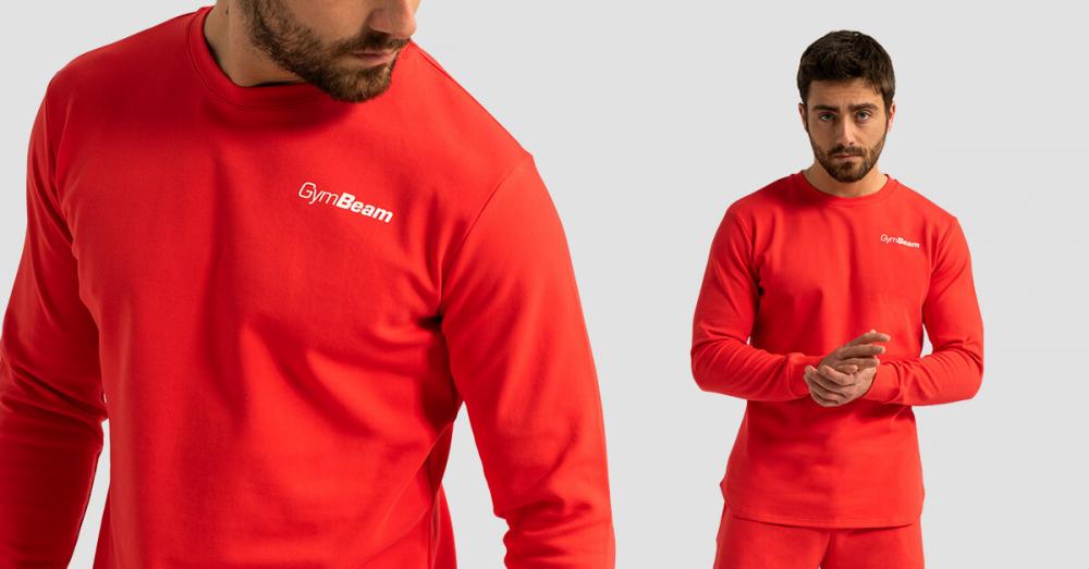 Limitless Sweatshirt Hot Red - GymBeam