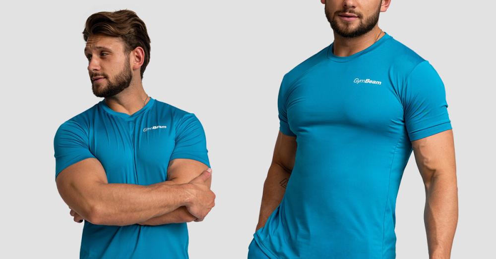 Men‘s Limitless Sports T-Shirt Aquamarine - GymBeam