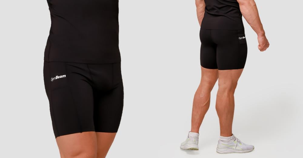Mid Compression Shorts Black - GymBeam