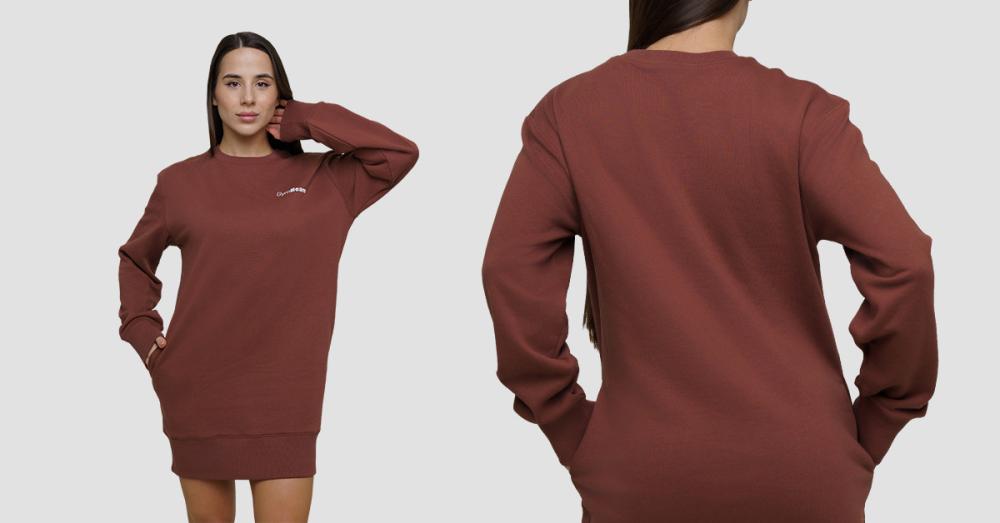 Women‘s Agile Longline Sweatshirt Root - GymBeam
