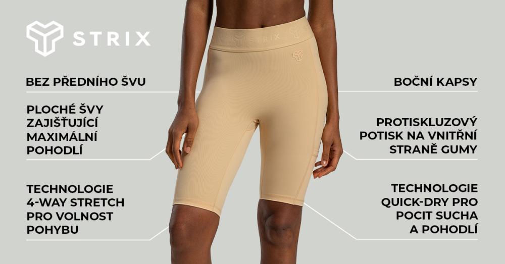 Lunar Biker Shorts Sandshell - STRIX