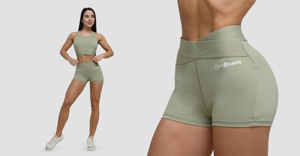 Women‘s Agile Shorts Sage - GymBeam	