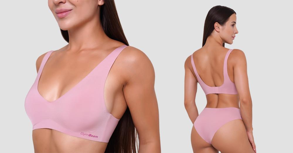 Seamless Bra Dusty Rose - GymBeam