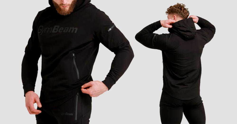 Urban Hoodie Black - GymBeam