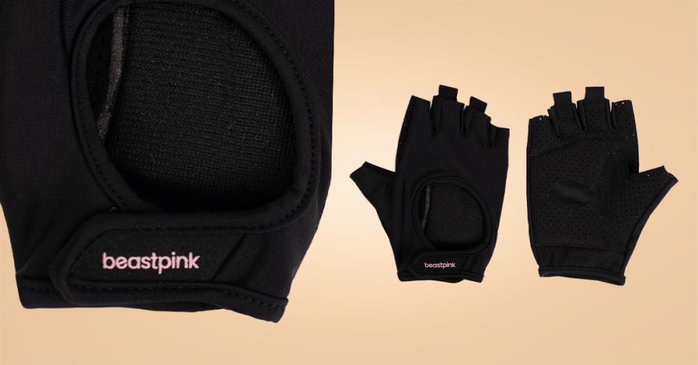 Women‘s Hyper Fitness Gloves Black - BeastPink