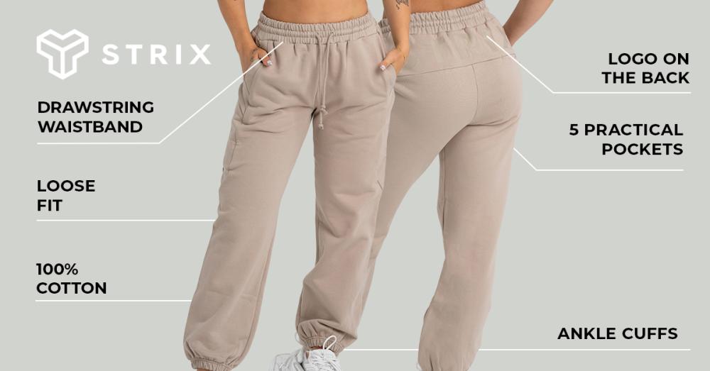 Women's Joggers Taupe - STRIX