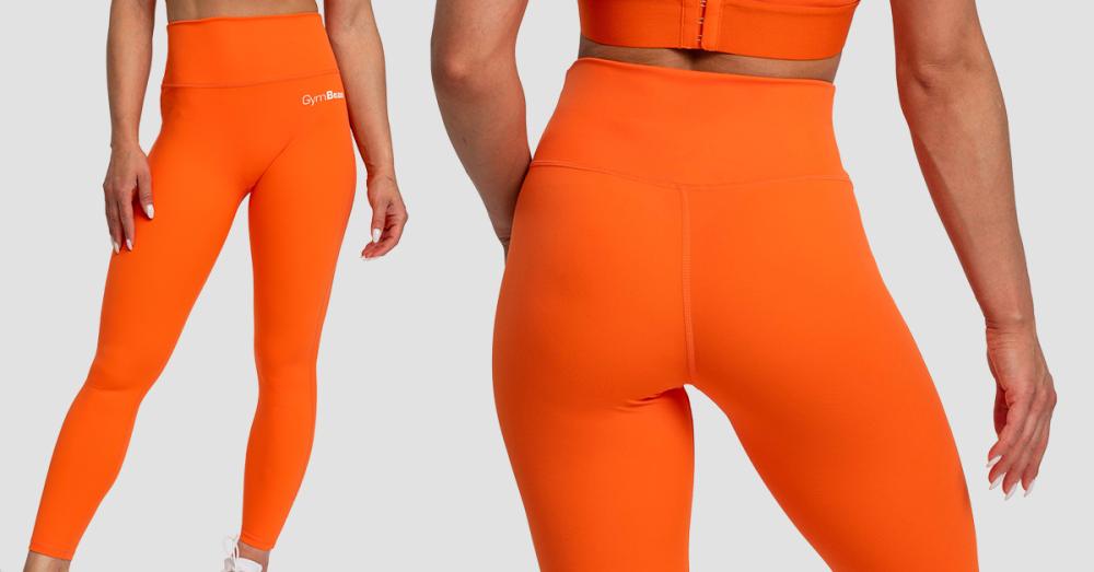 Women‘s Limitless High-Waisted Leggings Orange - GymBeam