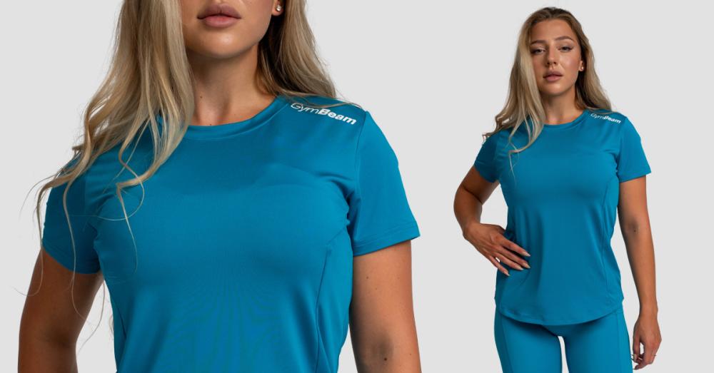 Women‘s Limitless Sports T-Shirt Aquamarine - GymBeam
