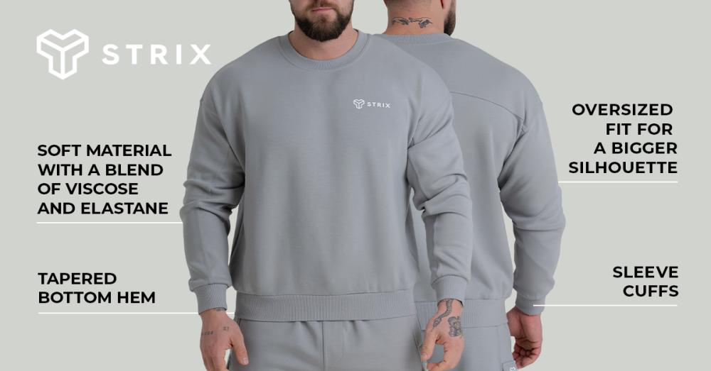 ZOA Relaxed Sweatshirt Smoke - STRIX