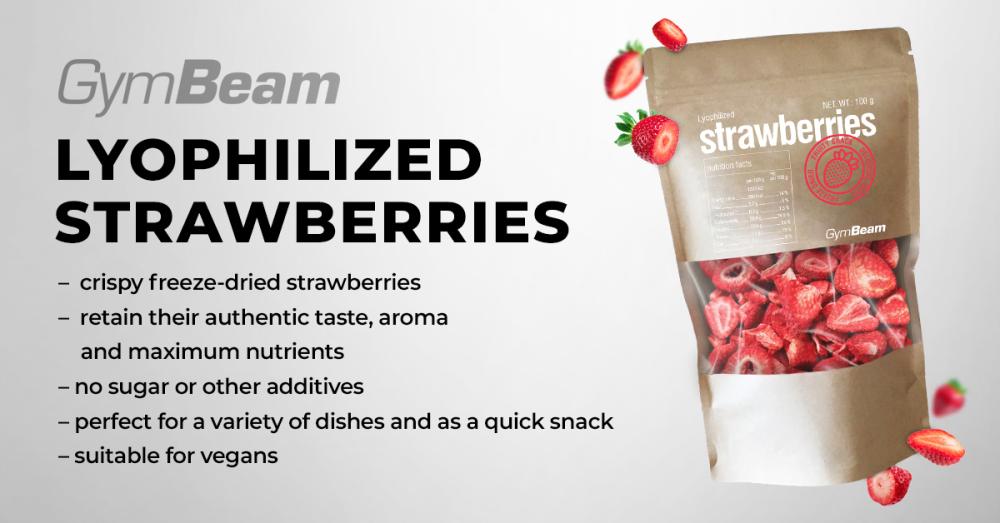 Lyophilized Strawberries - GymBeam