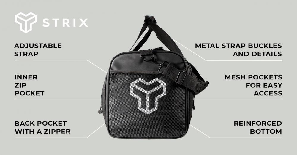 Ultimate Duffle Sports Bag Black - STRIX