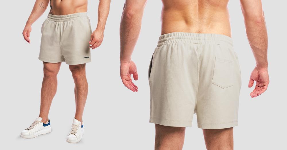 Aura Shorts Grey - GymBeam