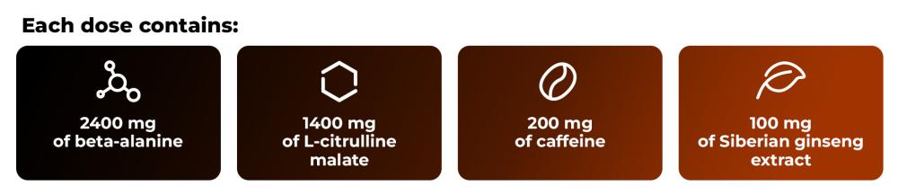 What contains Thor - GymBeam in one serving